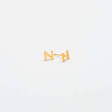 Gold Initial Earrings - Admiral Row