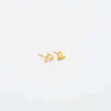 Gold Initial Earrings - Admiral Row