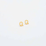 Gold Initial Earrings - Admiral Row