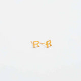 Gold Initial Earrings - Admiral Row