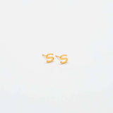 Gold Initial Earrings - Admiral Row