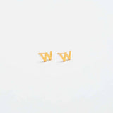 Gold Initial Earrings - Admiral Row