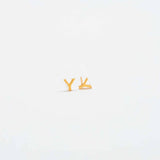 Gold Initial Earrings - Admiral Row
