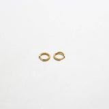 Mini Gold Rope Twist Huggies - Admiral Row