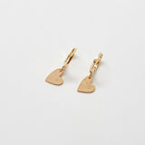 Heart-Eye Huggie Earrings - Admiral Row