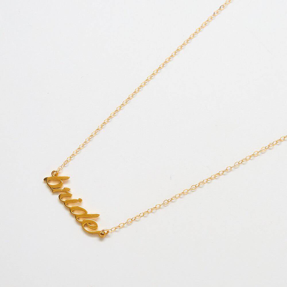 BRIDE Gold Necklace - Admiral Row