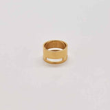 Gold Geo Wide Bar Ring - Imperfect - Admiral Row