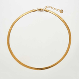 Gold Herringbone Necklace - Imperfect - Admiral Row