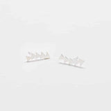 Silver Triangle Ear Crawlers - Admiral Row