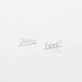 Silver Triangle Ear Crawlers - Admiral Row