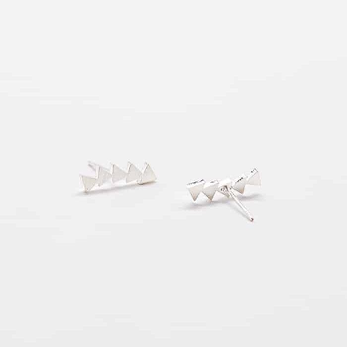 Silver Triangle Ear Crawlers - Admiral Row