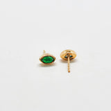 Jade Teardrop Stud Earring
