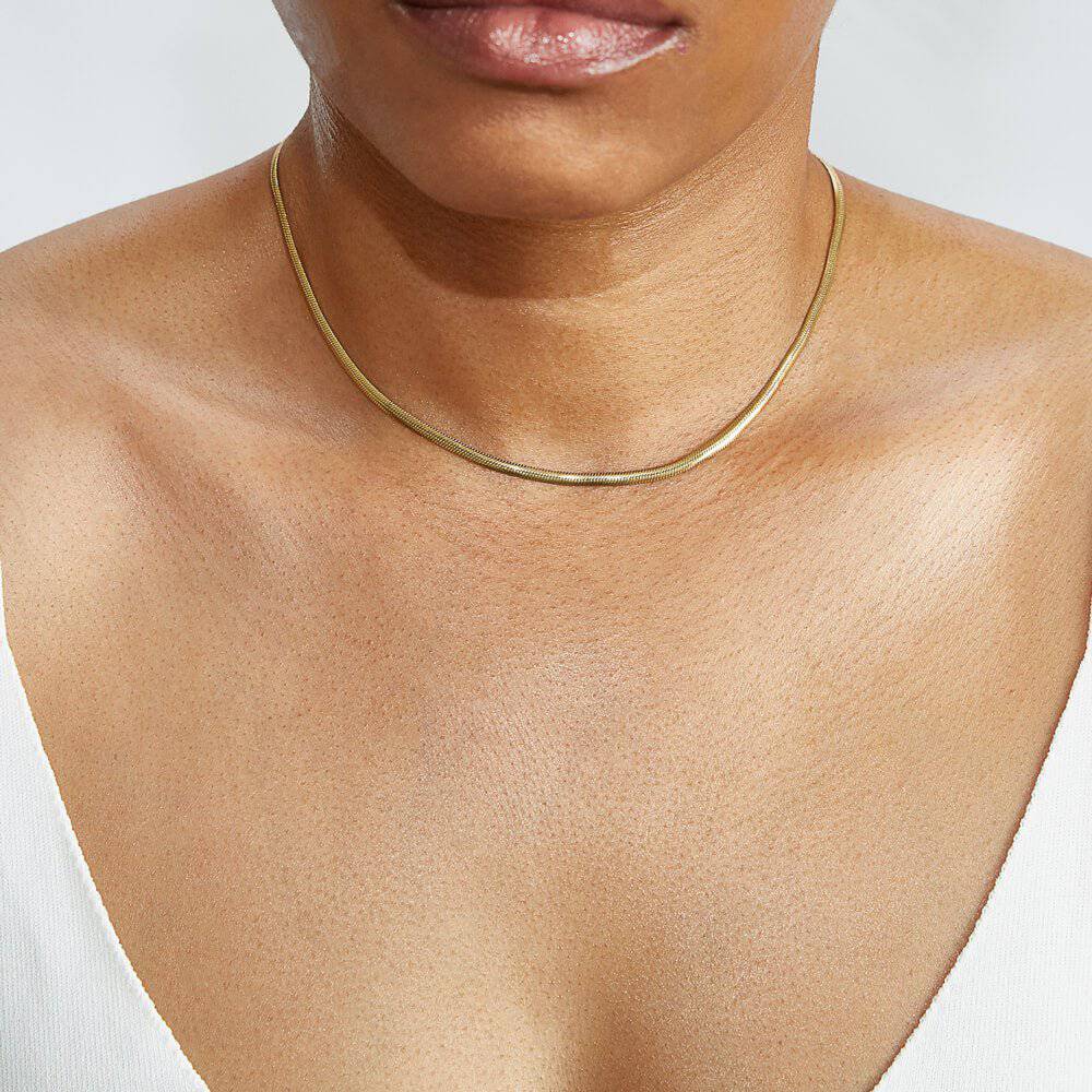 Mini Herringbone Necklace - Admiral Row
