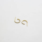 Mini Pave Gold Hoop - Admiral Row