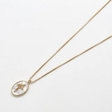 Mother of Pearl Flower Pendant Necklace - Admiral Row