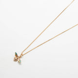 Pave Multicolor Bee Necklace - Admiral Row