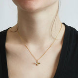 Pave Multicolor Bee Necklace - Admiral Row
