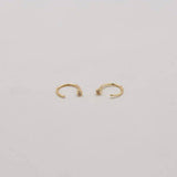 Pave Open Hoop Earrings - Admiral Row