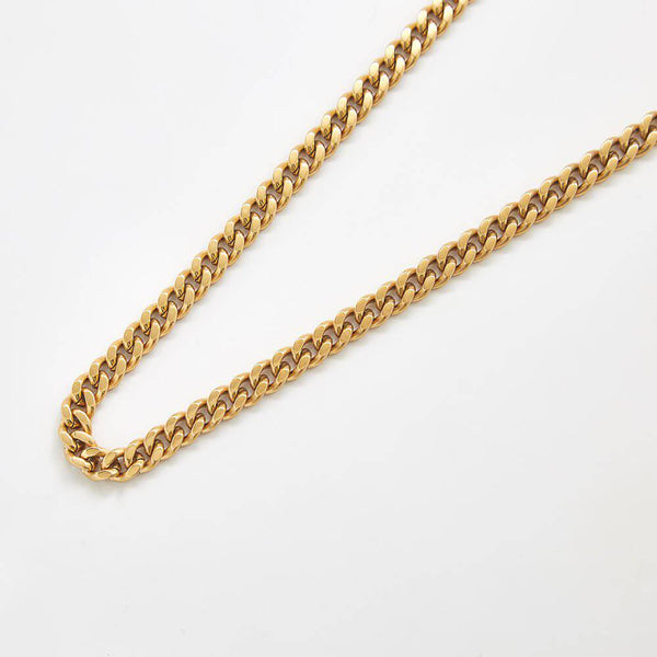 アクセサリー HENSON CURB LINK NECKLACE (Medium) Medium Chain Necklace in 18K Yellow Gold by Gabriela Hearst
