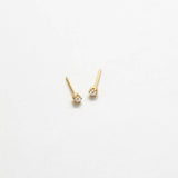 Tiny Pearl Gold Studs - Admiral Row