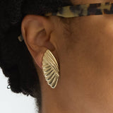 Vintage Art Deco Wing Earrings