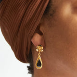 Vintage Bow Teardrop Earrings - Admiral Row