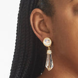 Vintage Crystal Swarovski Drop Earrings - Admiral Row
