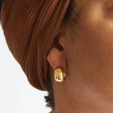 Vintage Givenchy Gold Mini Hoop Earrings