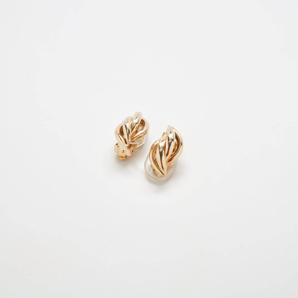 Vintage Gold Crossover Studs - Admiral Row
