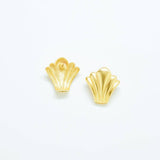 Vintage Gold Shell Earrings - Admiral Row