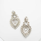 Vintage Kirk's Folly Pavé Heart Earrings - Admiral Row