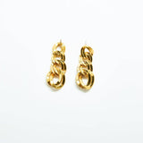 Vintage Monet Chain Link Drop Earrings - Admiral Row