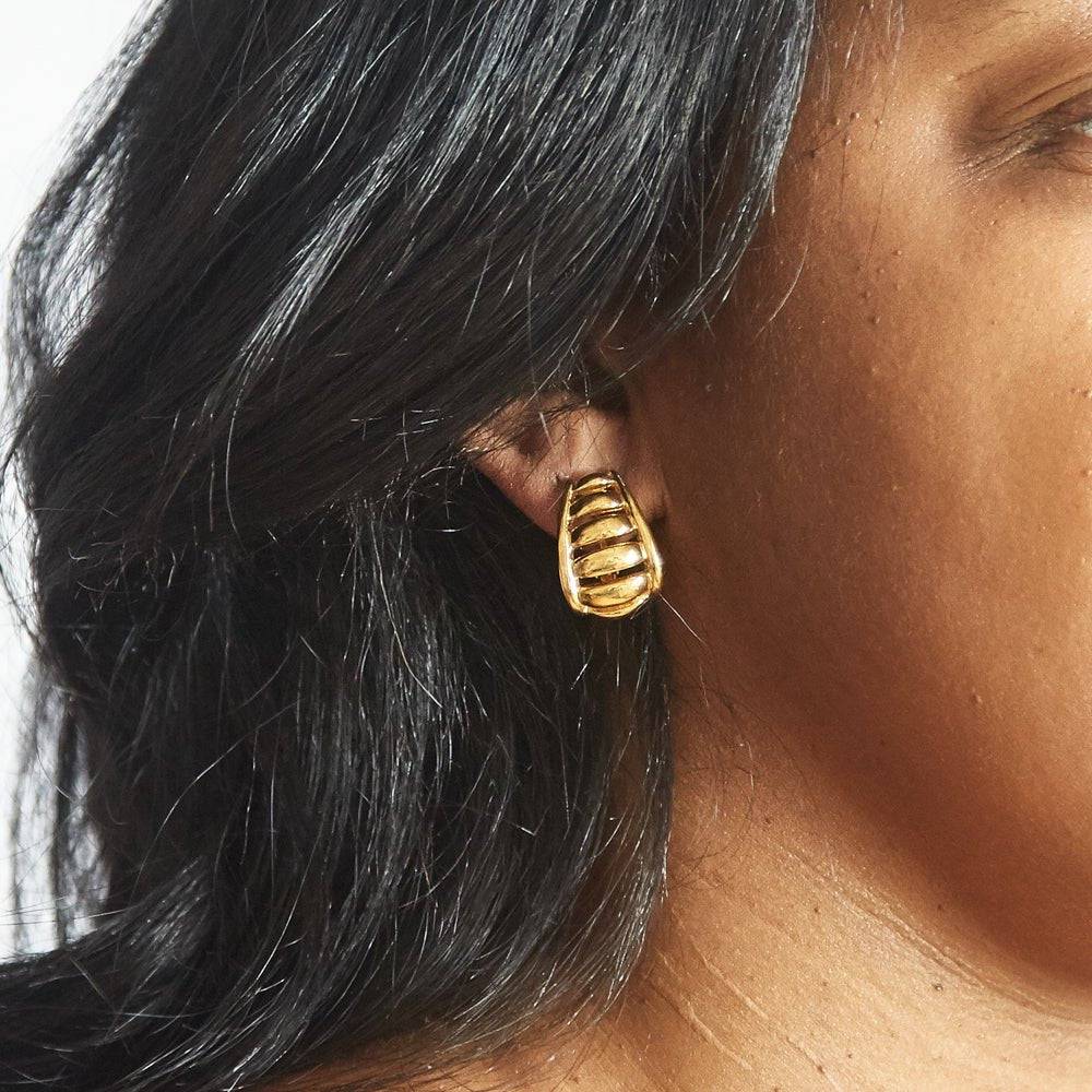 Vintage Napier Geometric Stud Earrings - Admiral Row