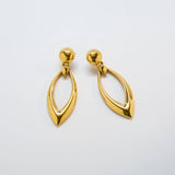 Vintage Pointed Door Knocker Earrings