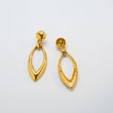 Vintage Pointed Door Knocker Earrings