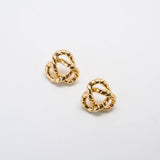 Vintage Rope Trinity Knot Earrings