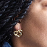 Vintage Rope Trinity Knot Earrings