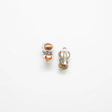 Vintage Silver Cat Eye Clip-on Earrings - Admiral Row