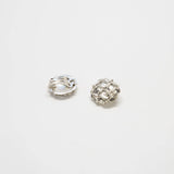 Vintage Silver Criss-cross Earrings
