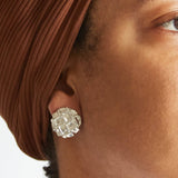 Vintage Silver Criss-cross Earrings
