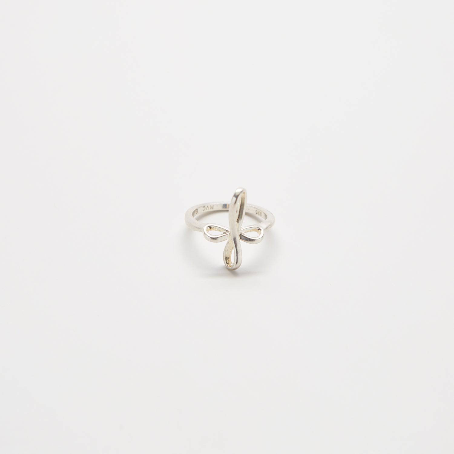 Vintage Silver Cross Ring - Admiral Row