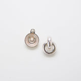 Vintage Silver Loop Earrings