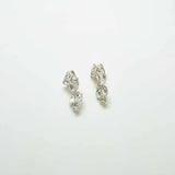 Vintage Swarovski Geometric Pavé Drop Earrings - Admiral Row