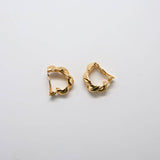 Vintage Twisted Half Hoop Earrings - Admiral Row