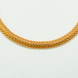 Vintage Napier Gold Woven Snake Chain Bracelet