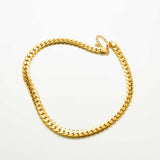 Chunky Flat Snake Chain Necklace