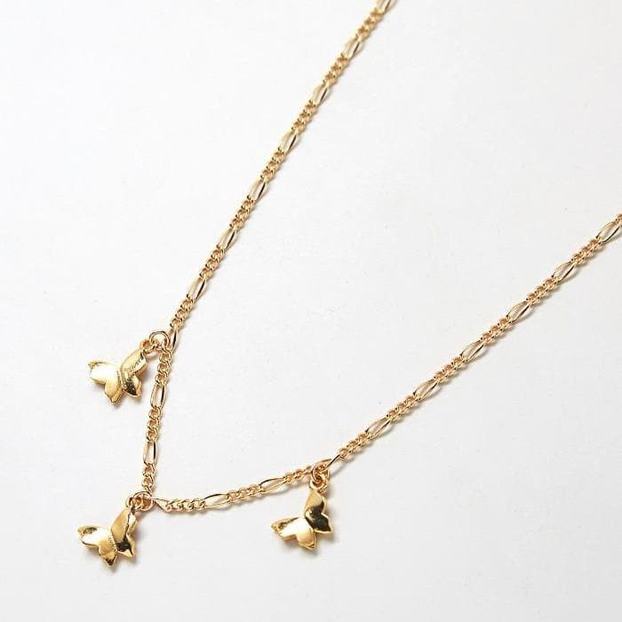 Gold Butterfly Choker Necklace - Admiral Row