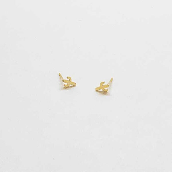 Gold Cactus Stud Earrings - Admiral Row