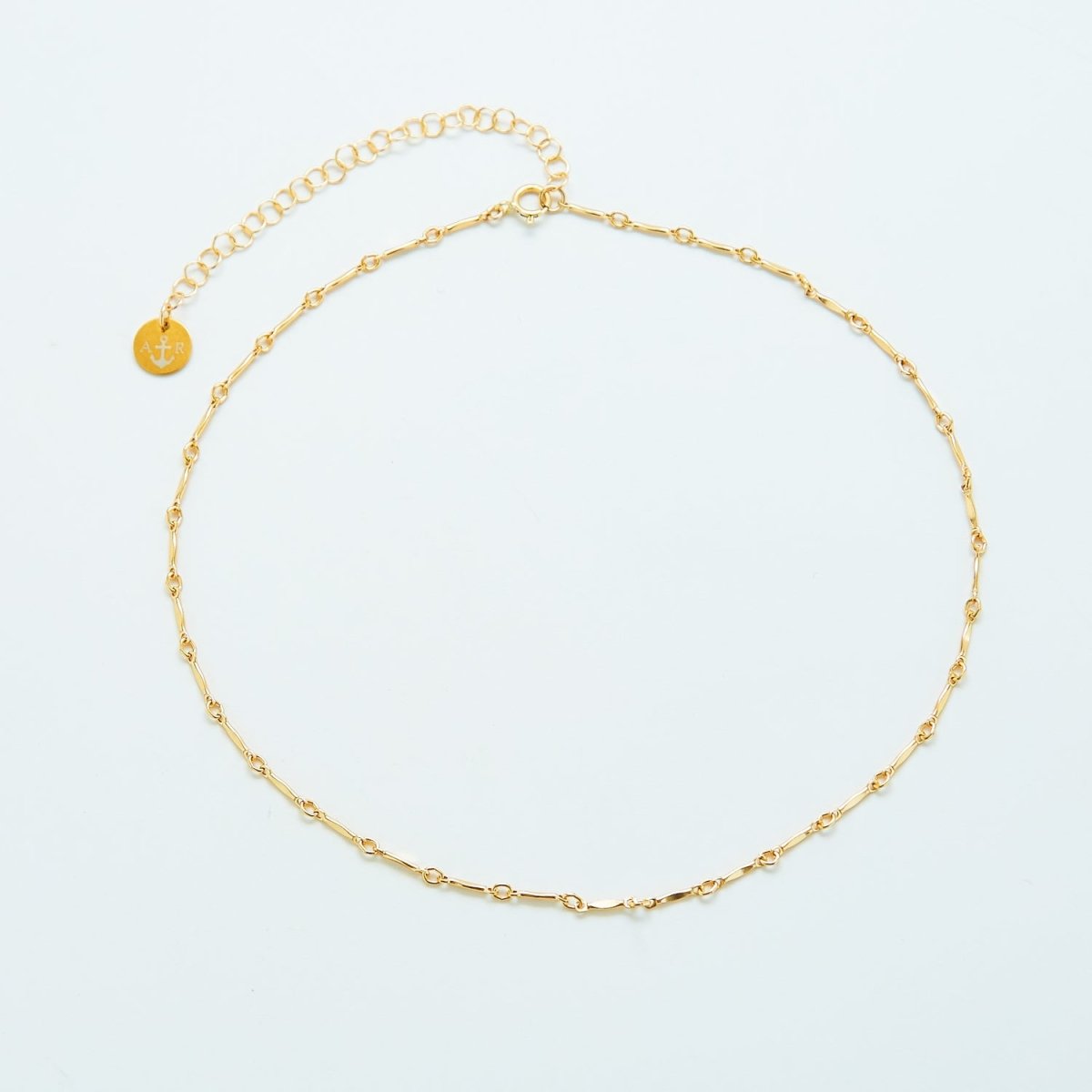 Gold Chain Link Choker Necklace - Admiral Row