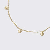 Gold Coin Charm Choker Necklace - Admiral Row